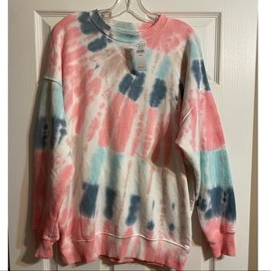 American Eagle tie dye pullover sweatshirt XS